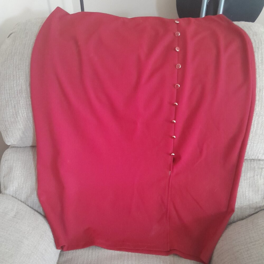 NYCC 3X red pencil skirt